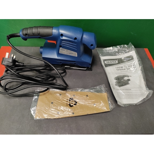 430 - A brand new boxed Draper 140W 1/3 Sheet Orbital Sander