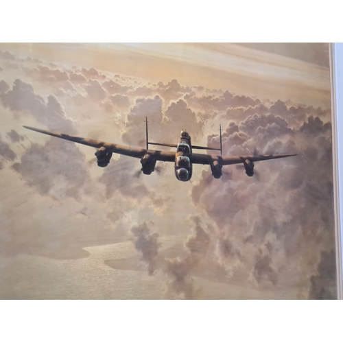 475 - Collection of 3 glass framed aviation prints of WW2 warplanes to include two by Coulson and one by T... 