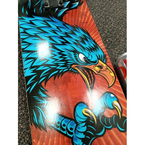 485 - Tony Hawks signature series eagle skateboard L 78cm X W 20cm.