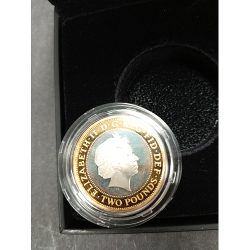 740 - 2008 £2 Silver Proof ' Olympic Games Handover Ceremony To London 'Two Pound Coin. Weight 12 grams