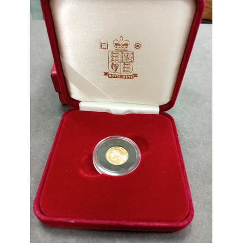 741 - 1997 Falkland Islands King Henry VIII £2 Two Pound Gold Proof 1/25oz 999 proof coin.