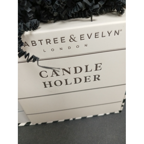 455 - Crabtree & Evelyn London boxed candle gift set with candle holder, this includes Warm & welcome, Cit... 