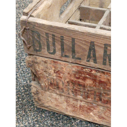 471 - Bullards & Son's Ltd Antique beer/bottle crate. H 24cm x W 51cm.