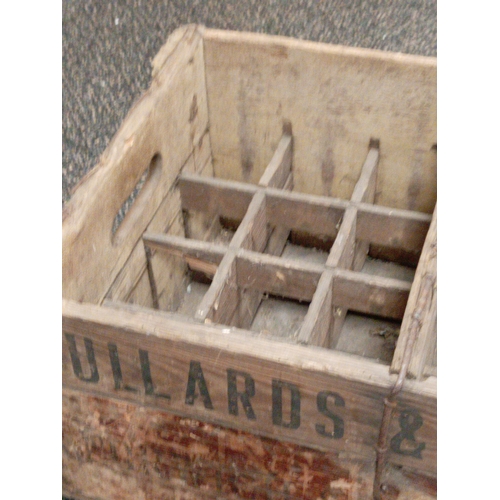 471 - Bullards & Son's Ltd Antique beer/bottle crate. H 24cm x W 51cm.