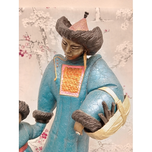 562 - Soul Journeys 2003 Kipchak The silk road Ltd edition 0136/1750 figure. H 48cm x W 23cm.