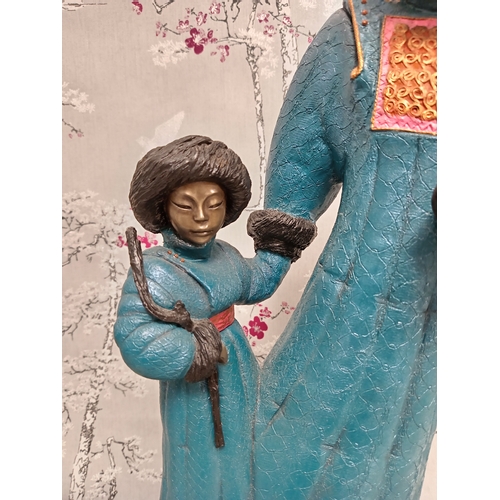 562 - Soul Journeys 2003 Kipchak The silk road Ltd edition 0136/1750 figure. H 48cm x W 23cm.