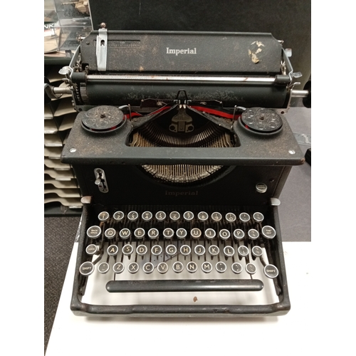 617 - Antique Imperial typewriter model 4563. H 26cm x W 40cm