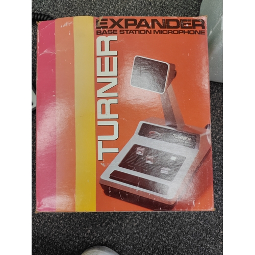 632 - Turner Expander 500 base station microphone in original box. CB radio/Radio Ham equipment