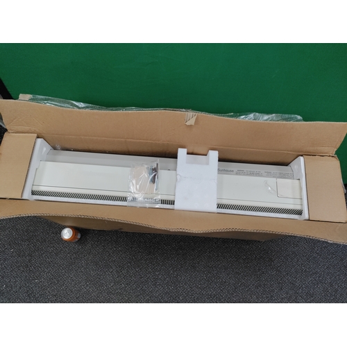 641 - Brand new Sun house SSH24M Storage heater, boxed: H 65cm x W 102cm x D 17cm