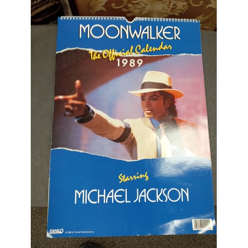 535 - Michael Jackson Calendar MOONWALKER 1989