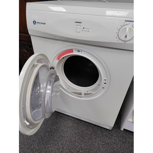 563 - White knight 6kg vented tumble dryer