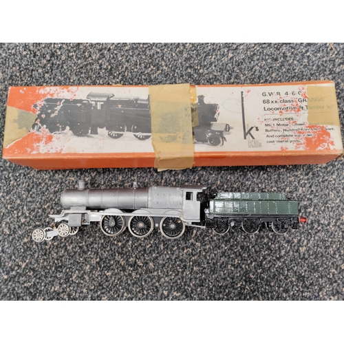 570 - Great western railway partially completed model kit, instructions and other parts in box. 00 gauge t... 