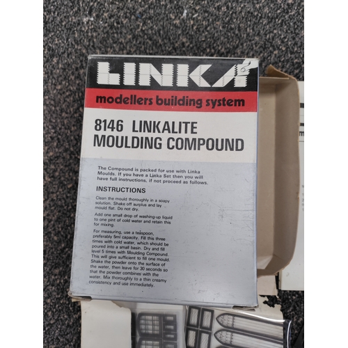 574 - Linka modellers building system. Includes moulding compound, moulds, paint applicator, multi purpose... 