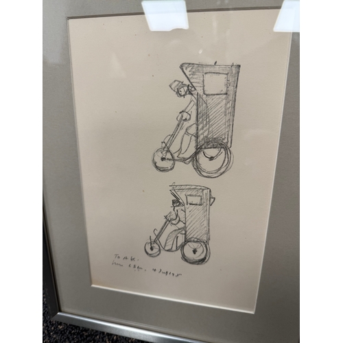 701 - A signed limited edition LS Lowry print The Contraption; Signed in pencil this one is number 34 of 7... 