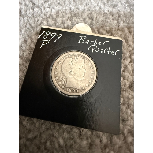 796 - 1899 P Barber quarter