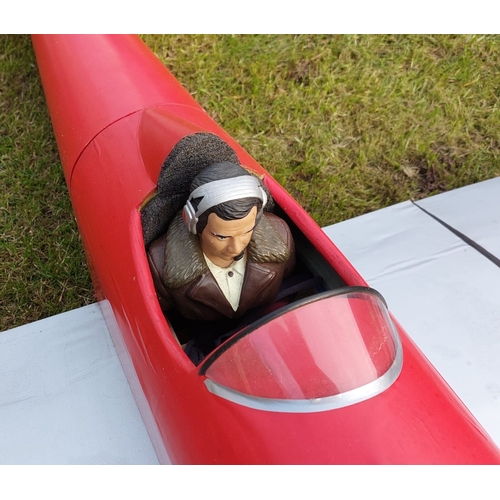 697 - Very large vintage remote control aeroplane with  Super Tigre 3000 30cc nitro engine.
86