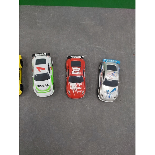 587 - Lot of Hornby micro scalextric cars. Including L7596 and L8109