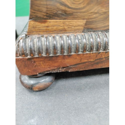 594 - Antique Regency rosewood Tea caddy/ Sarcophagus with mixing bowl.
Very slight damage on front corner... 