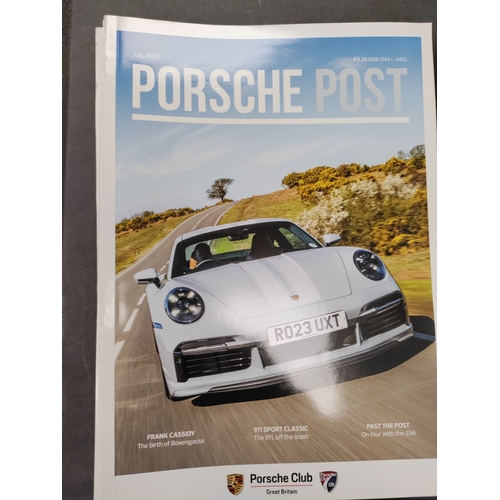 599 - Collection of Porsche post magazines ranging from 2021 - 2023.