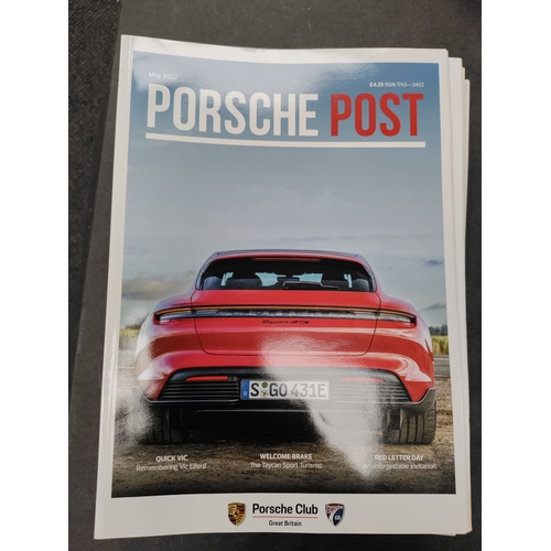 599 - Collection of Porsche post magazines ranging from 2021 - 2023.