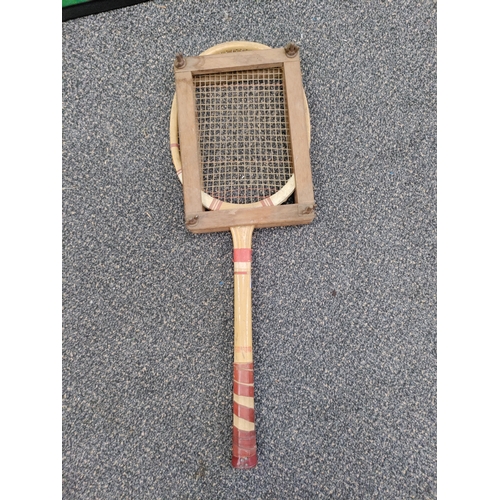 609 - Pair of vintage tennis rackets, made in Pakistan.