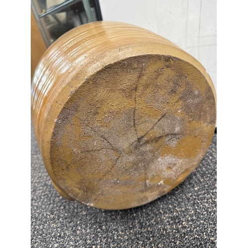 619 - Large Victorian stoneware barrel