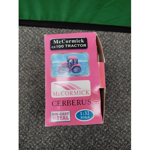 624 - Cerberus McCormick CX100 1:32 scale model die cast tractor.