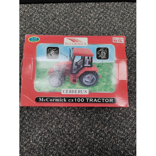 624 - Cerberus McCormick CX100 1:32 scale model die cast tractor.