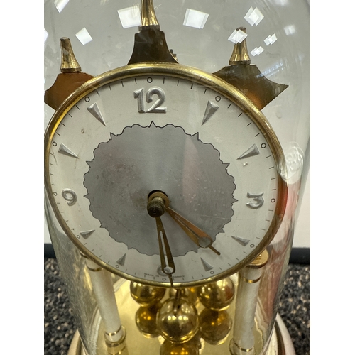 626 - German brass anniversary clock