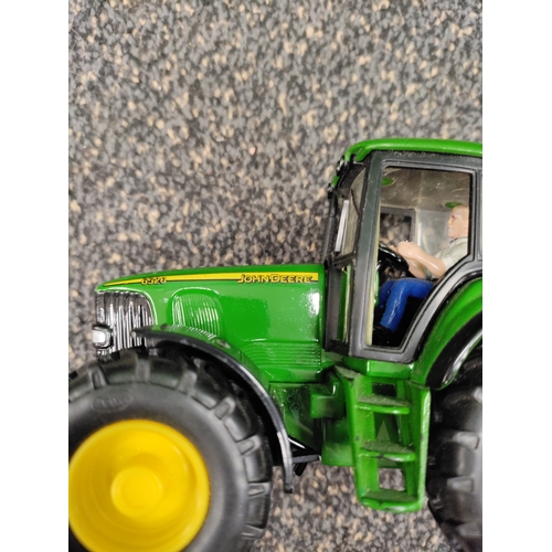 629 - Lot of 3 model diecast tractors. John deere and Deutz-Fahr