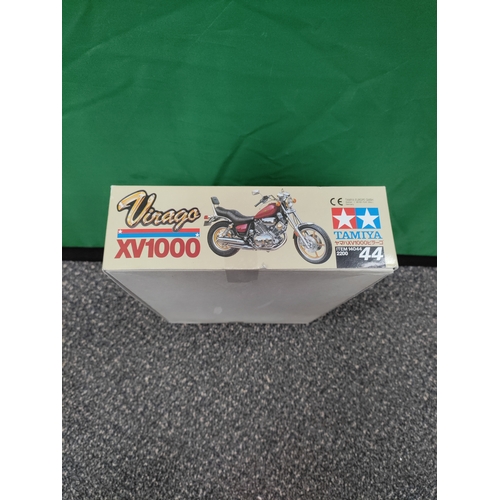 632 - Tamiya 1:12 scale model kit of a Yamaha XV1000.