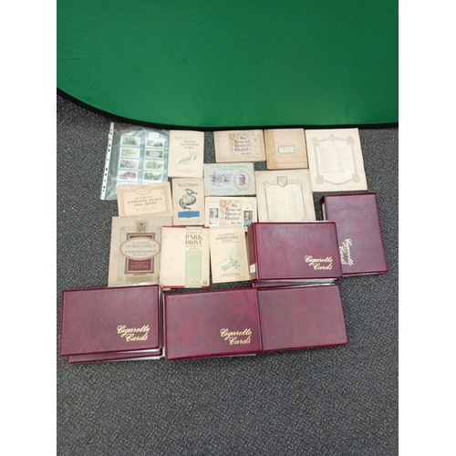 677 - Massive collection of cigarette cards from 1900's to 1930's. 8 folders completely full, APX 1000 car... 