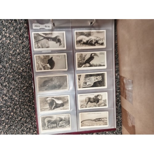 677 - Massive collection of cigarette cards from 1900's to 1930's. 8 folders completely full, APX 1000 car... 