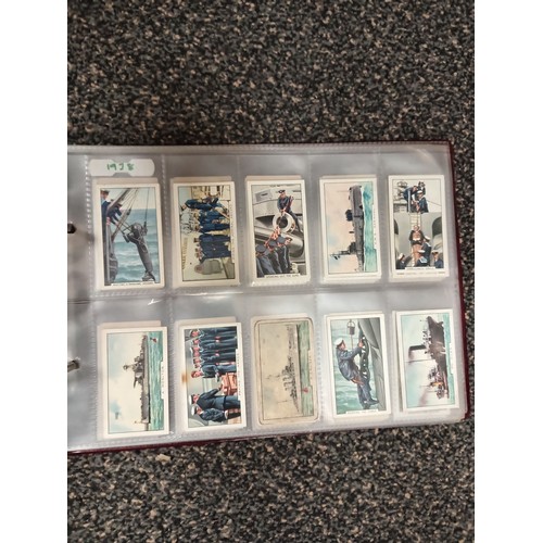 677 - Massive collection of cigarette cards from 1900's to 1930's. 8 folders completely full, APX 1000 car... 