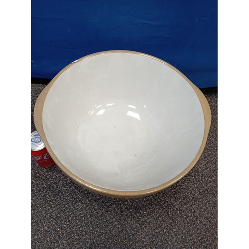 3 - Vintage T. G. Green Gripstand mixing bowl; This is 12 inches in diameter.