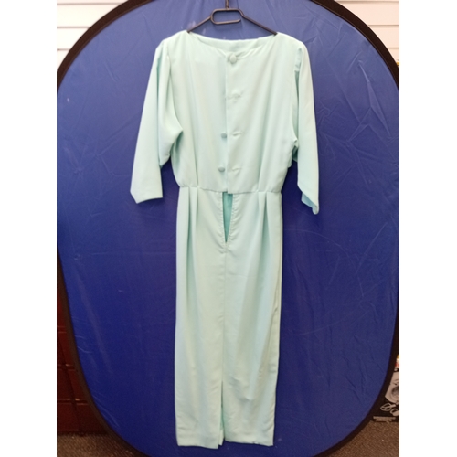 14 - Lot of vintage clothing to include 5 coats, 2 dresses and a skirt, vest and jacket set. Comes with C... 