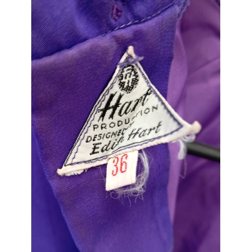 14 - Lot of vintage clothing to include 5 coats, 2 dresses and a skirt, vest and jacket set. Comes with C... 