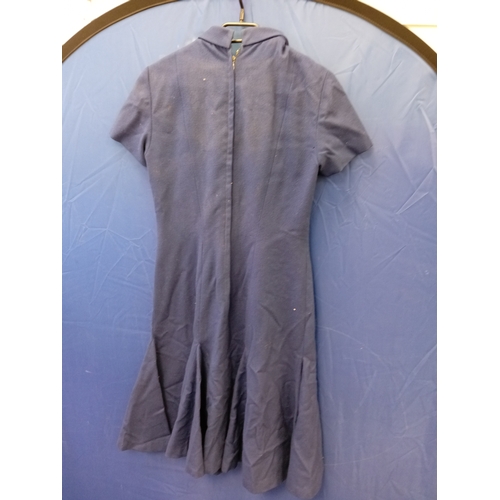 14 - Lot of vintage clothing to include 5 coats, 2 dresses and a skirt, vest and jacket set. Comes with C... 