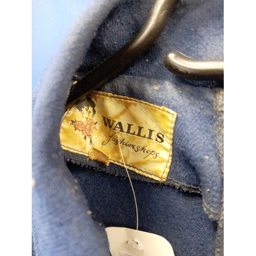 14 - Lot of vintage clothing to include 5 coats, 2 dresses and a skirt, vest and jacket set. Comes with C... 