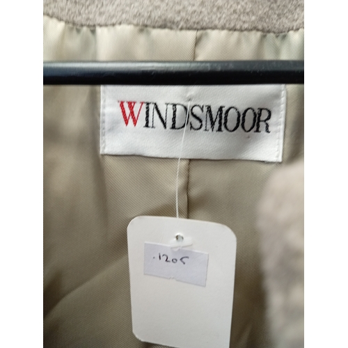 14 - Lot of vintage clothing to include 5 coats, 2 dresses and a skirt, vest and jacket set. Comes with C... 
