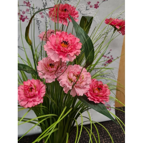 19 - Job lot of ladies accessories & floral items to include: free standing pink bouquet, Baylis & Hardin... 