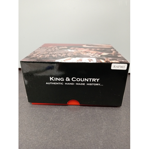 21 - King & Country Royal Air Force RAF 'Anti Aircraft Bren gun team' RAF065 model. RETIRED. only taken o... 