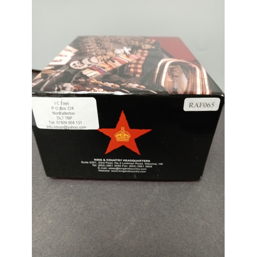 21 - King & Country Royal Air Force RAF 'Anti Aircraft Bren gun team' RAF065 model. RETIRED. only taken o... 