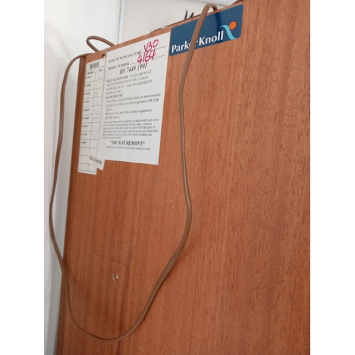 100 - A mid century Modern MCM teak Parker Knoll Nathan Corner display cabinet. Measures H 194cm x D 44cm ... 