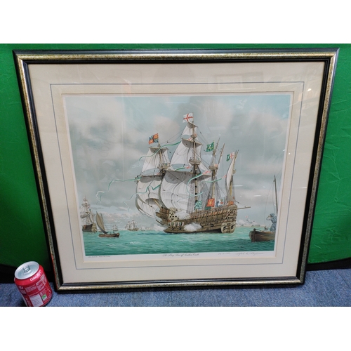 111 - An original work of art by Mark R. Myres RSMA (Royal society Of Marine Artists) of 