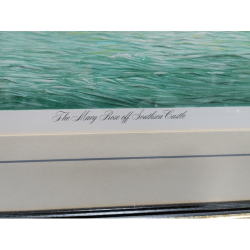 111 - An original work of art by Mark R. Myres RSMA (Royal society Of Marine Artists) of 