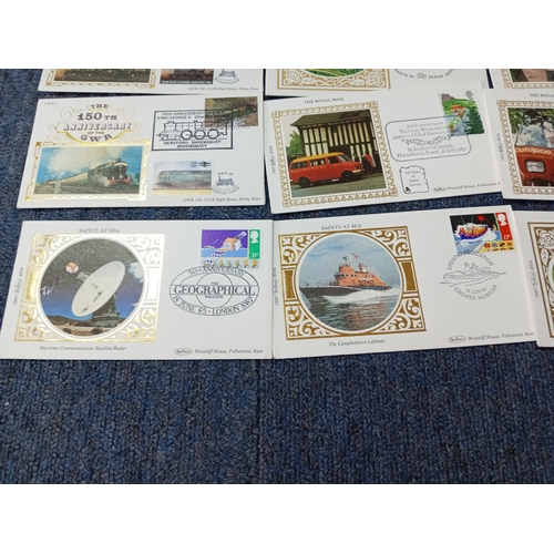167 - A collection of 25 first day covers, four are Ghandi 1969. The rest are all from 1985 to include G. ... 