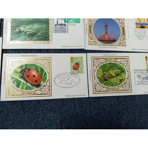 167 - A collection of 25 first day covers, four are Ghandi 1969. The rest are all from 1985 to include G. ... 
