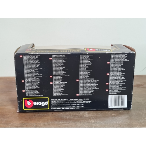 175 - Bburago diecast Model Car Mercedes Benz SSK 1928, Scale 1/24 with original box. Ref 1509