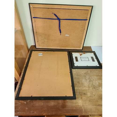 101 - Collection of The Beatles glass framed photos, vinyl (Movie Medley), autographs & film cells. 1962 m... 